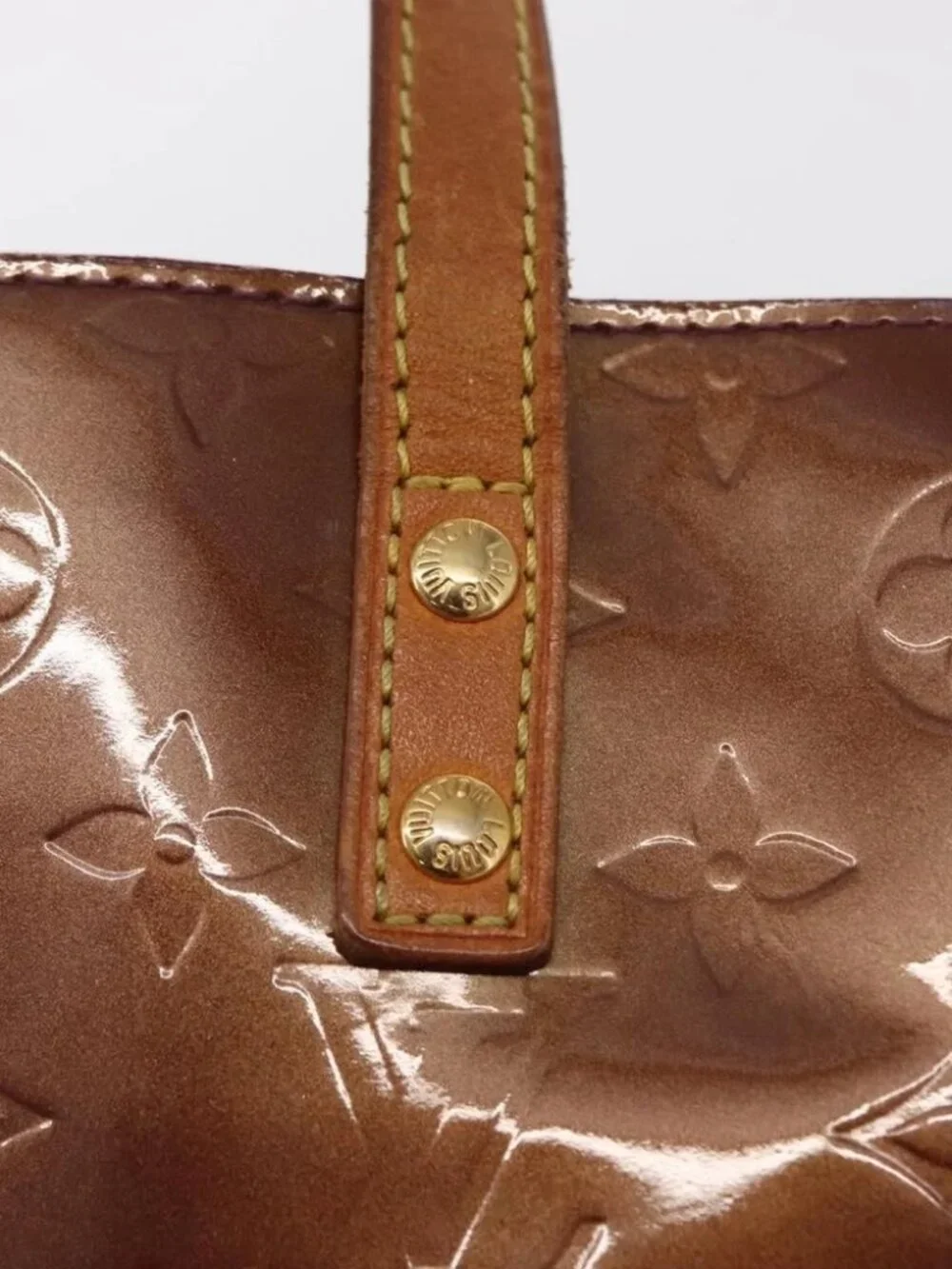 LOUIS VUITTON Monogram Vernis Reade PM Bag Purple Viole M93578 LV Auth - Picture 7 of 16